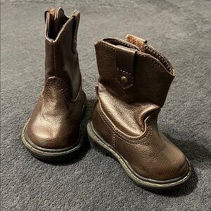 Garanimals size 2 toddler boots non-marking souls unisex western boots pleather